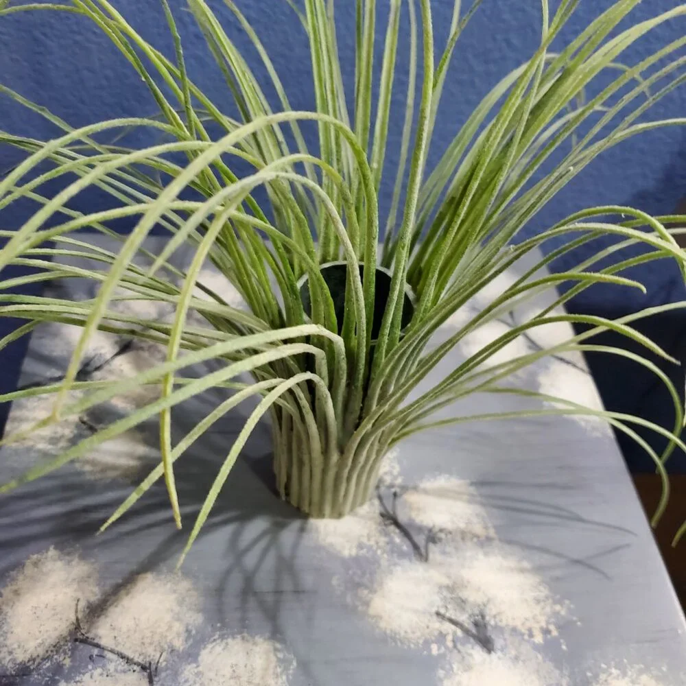 Artificial Grass Vases, Set of Two, Rare Vintage
